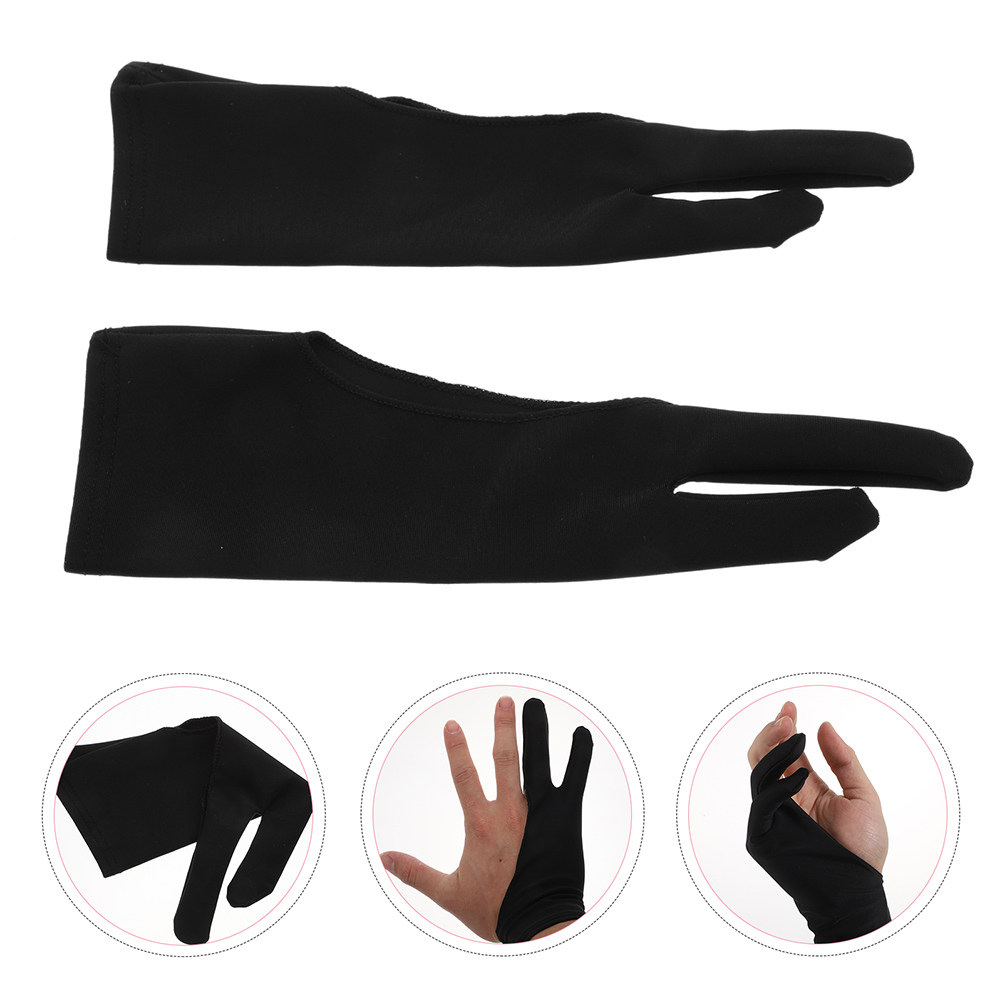 Drawing Glove Artist - 3pcs Left-Hand Drawing Gloves for Artists