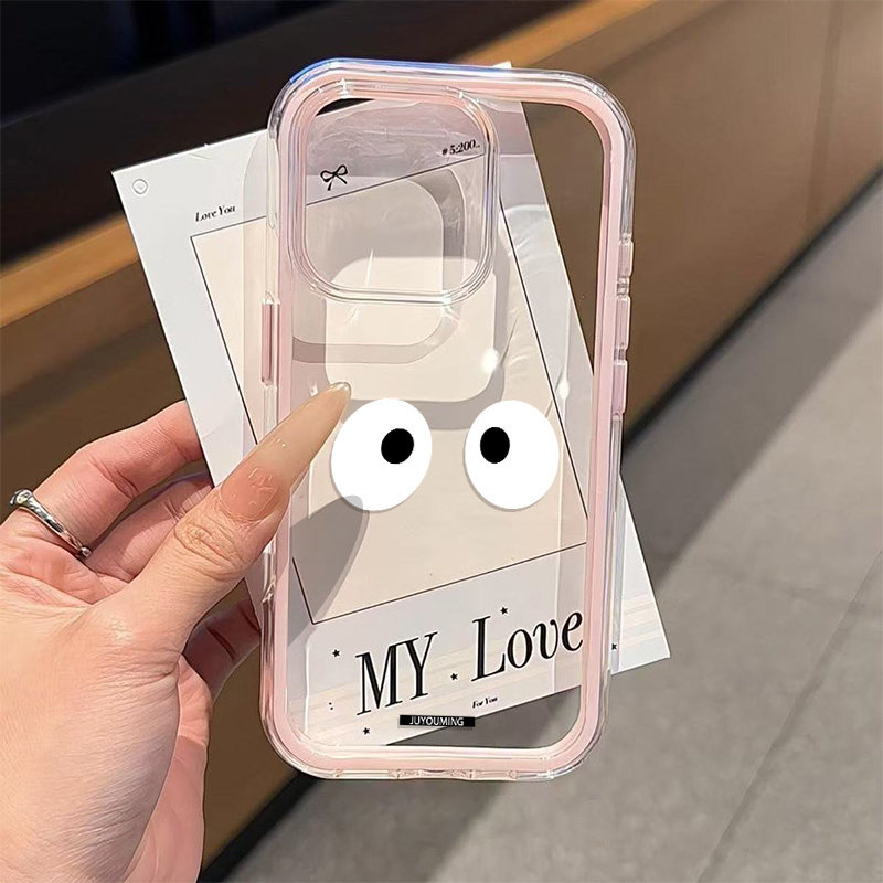 Samsung Galaxy A55 - Simple Eye Pattern 2in1 Clear Phone