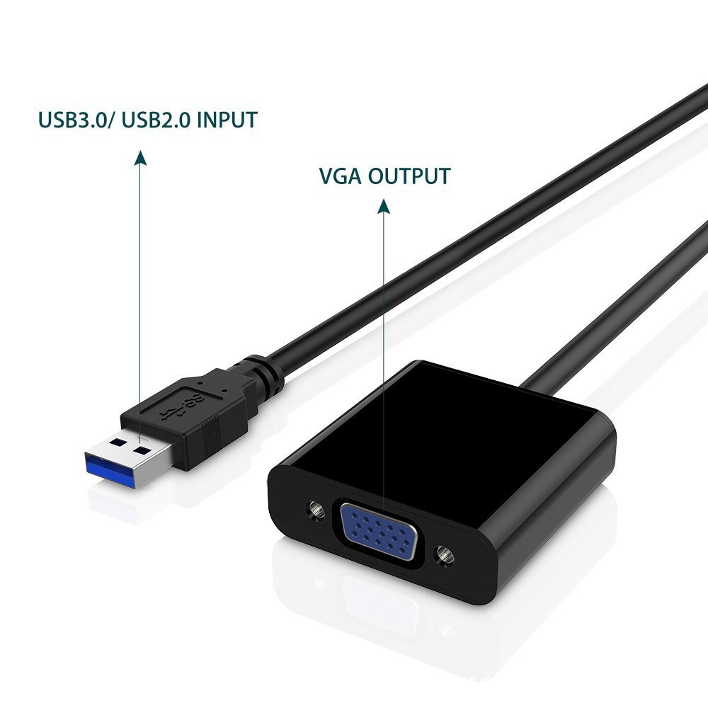 USB 3.0 To VGA Adapter Multi-D - đánh giá và giá Tablet Lap Desk