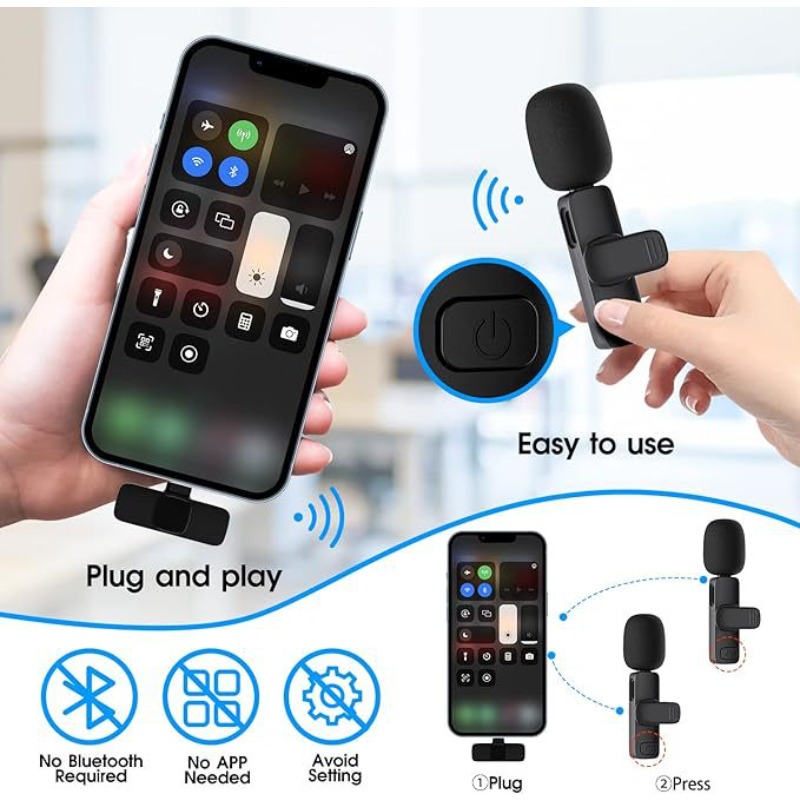Wireless Lavalier Microphone 2 - đánh giá và giá Android Tablet Gaming Accessories
