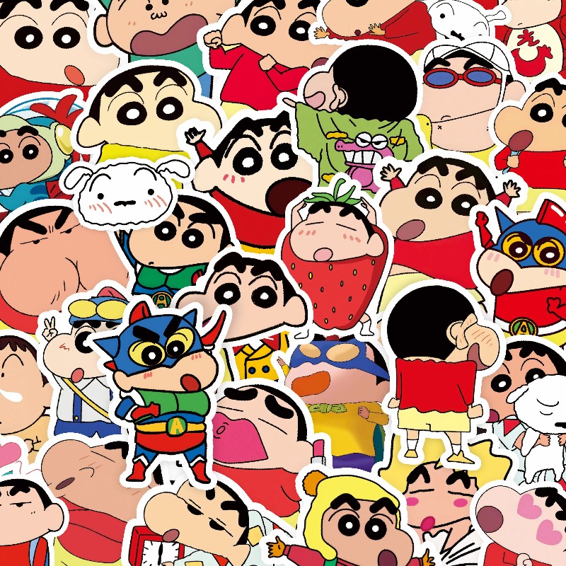 100PCS Crayon Shin Chan Sticke - đánh giá và giá Tablet Cute Accessories