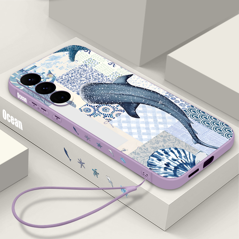 Fish Patterned Lanyard Phone C - đánh giá và giá Samsung Galaxy A55