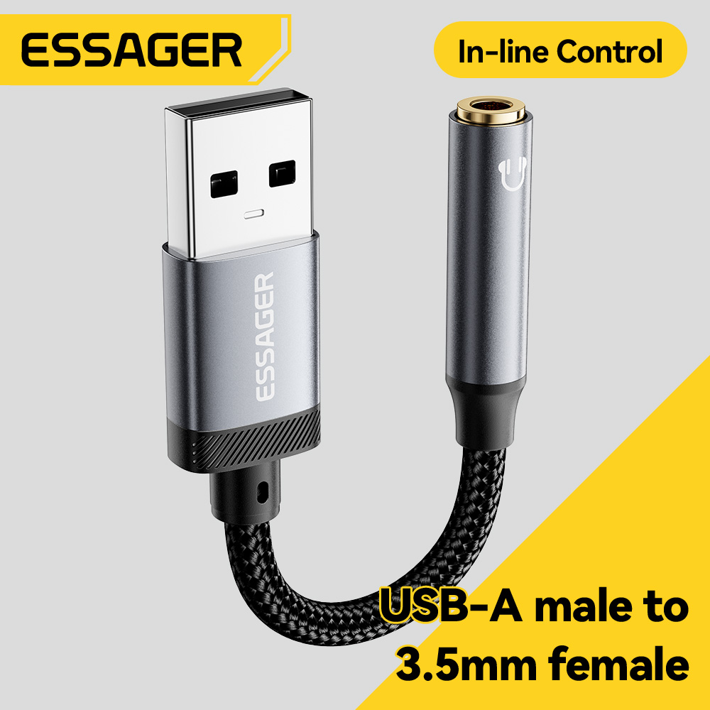 Cáp âm thanh USB sang 3.5mm Es - đánh giá và giá Wired Earphone Lightning