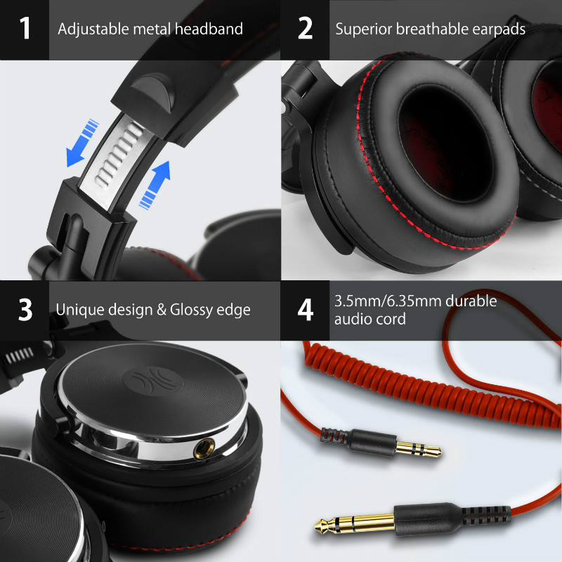 Tai nghe có dây OneOdio Profes - đánh giá và giá Wired Earphone Lightning